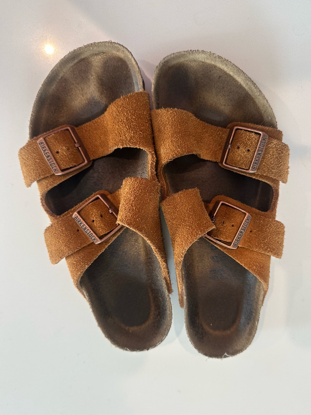Birkenstock Suede Arizona Sandals 40